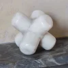 White Rounded Marble Jack