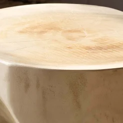 Whitewash Wooden Side Table
