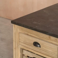 Whitewashed Hudson Kitchen Breakfast Bar