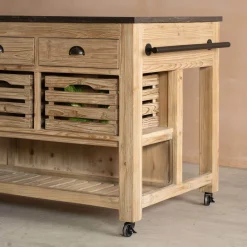Whitewashed Hudson Kitchen Breakfast Bar