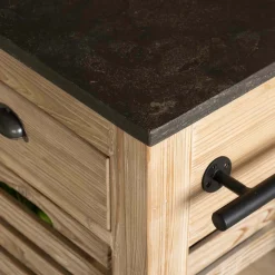 Whitewashed Hudson Kitchen Breakfast Bar