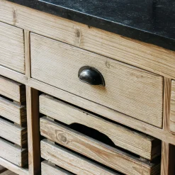 Whitewashed Hudson Kitchen Island