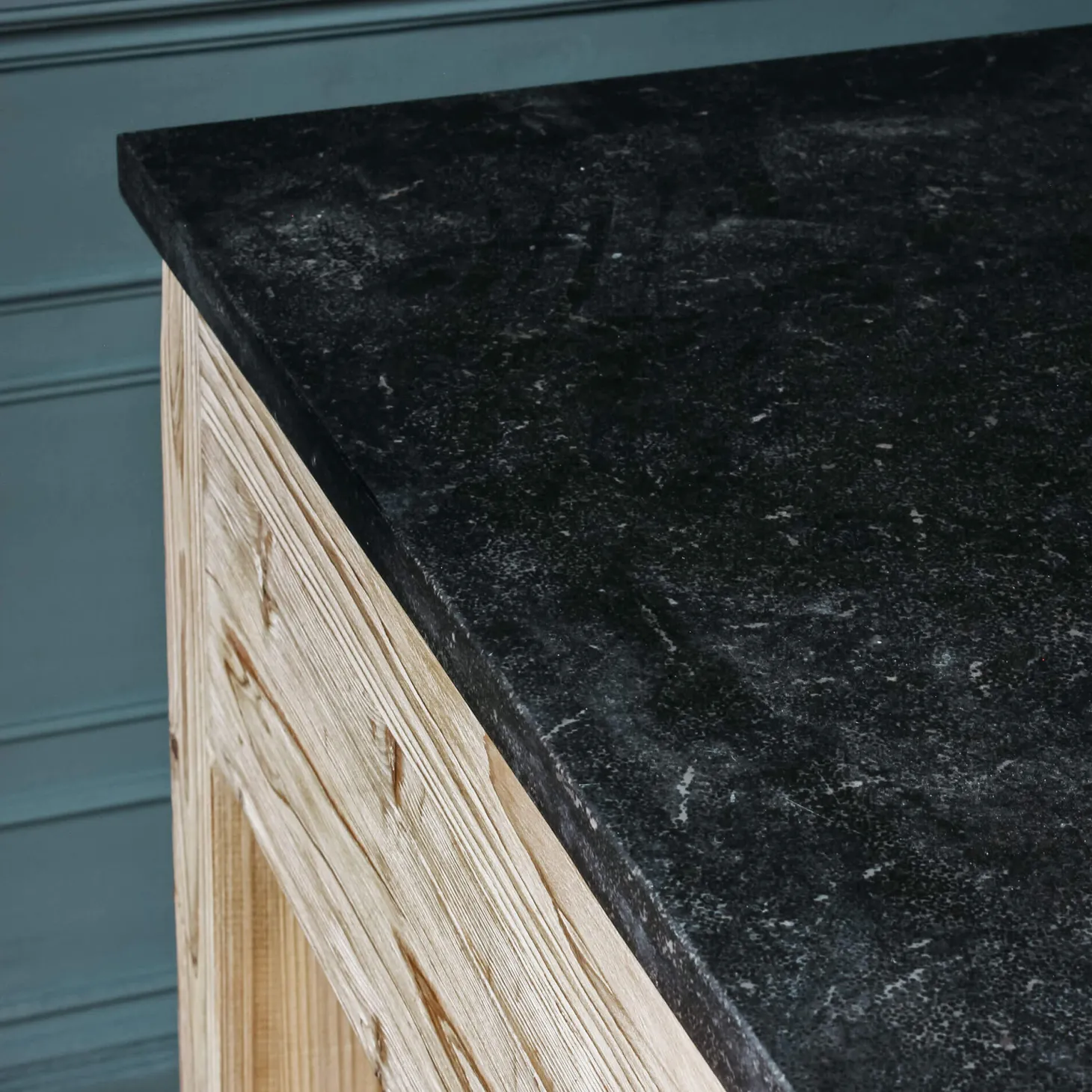 Whitewashed Hudson Kitchen Island