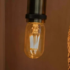 Wide Tube Amber LED E27 Bulb