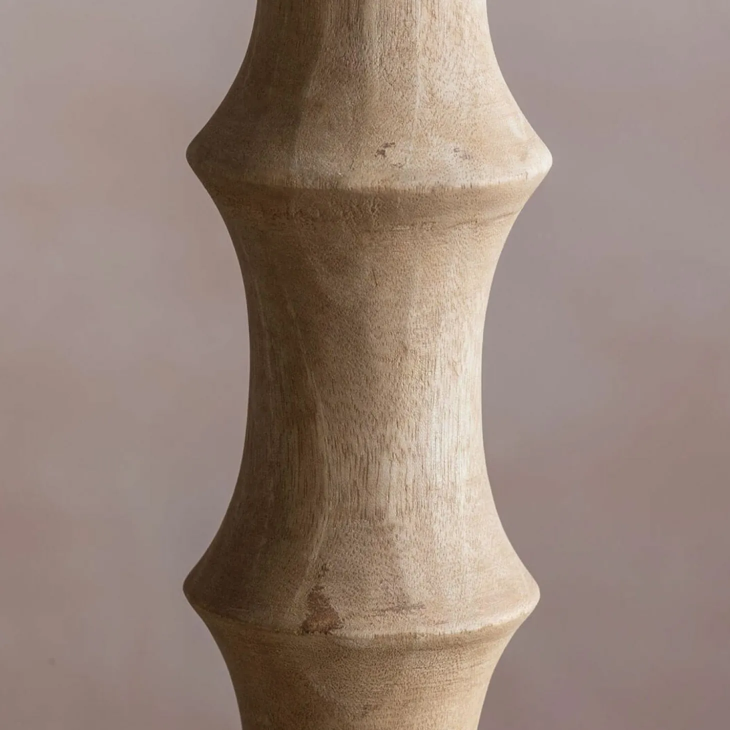 Wooden Bamboo Table Lamp Small