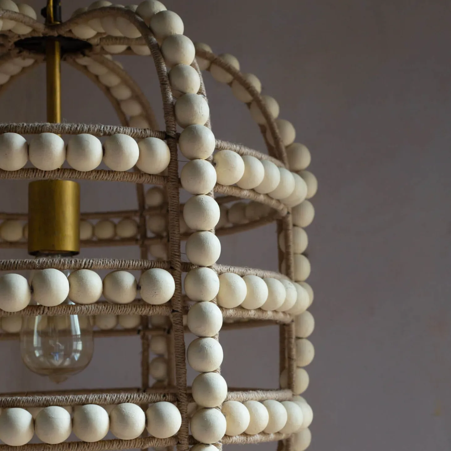 Wooden Bead Pendant