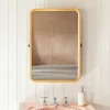 Wooden Edge Wall Mirror