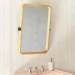 Wooden Edge Wall Mirror