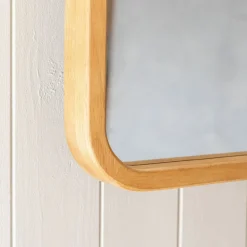 Wooden Edge Wall Mirror