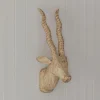 Wooden Gazelle Head
