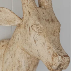 Wooden Gazelle Head