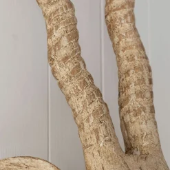 Wooden Gazelle Head
