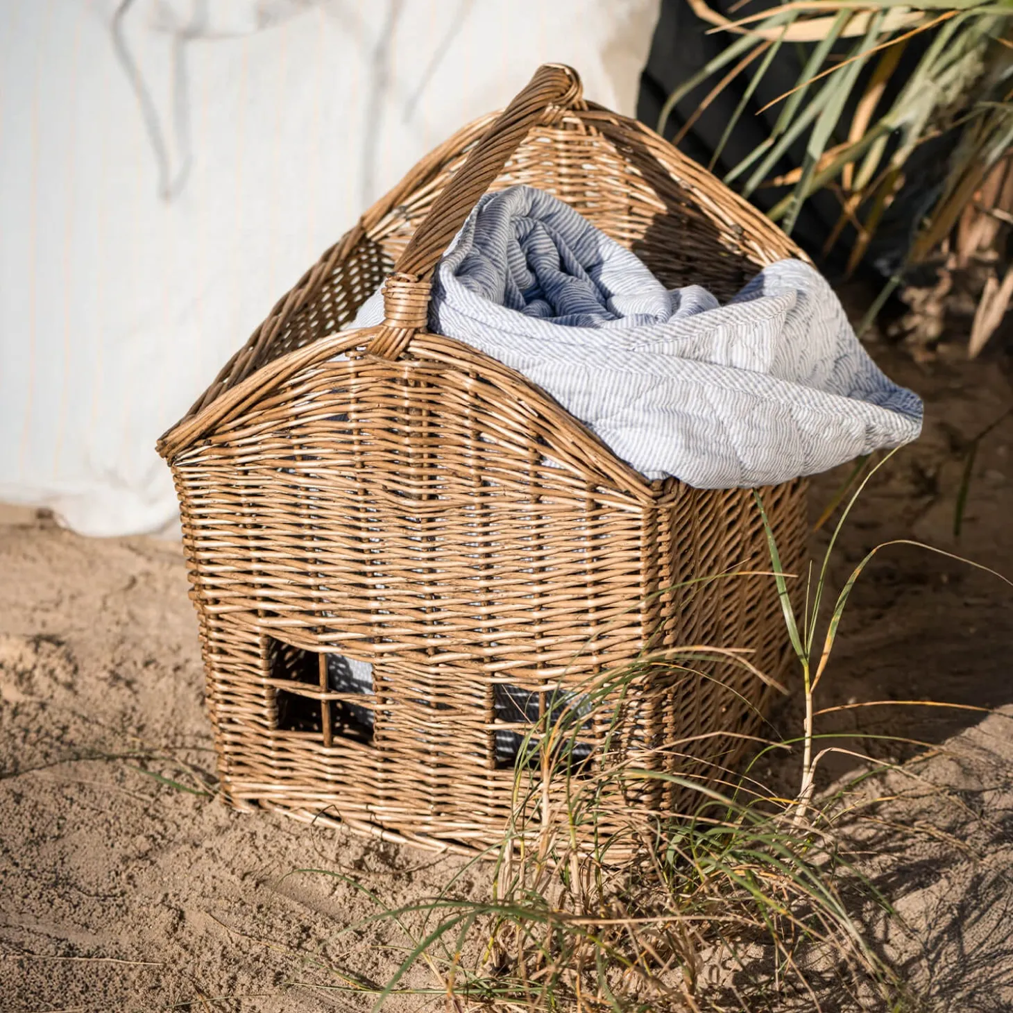 Woven Willow House Storage Basket
