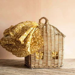 Woven Willow House Storage Basket