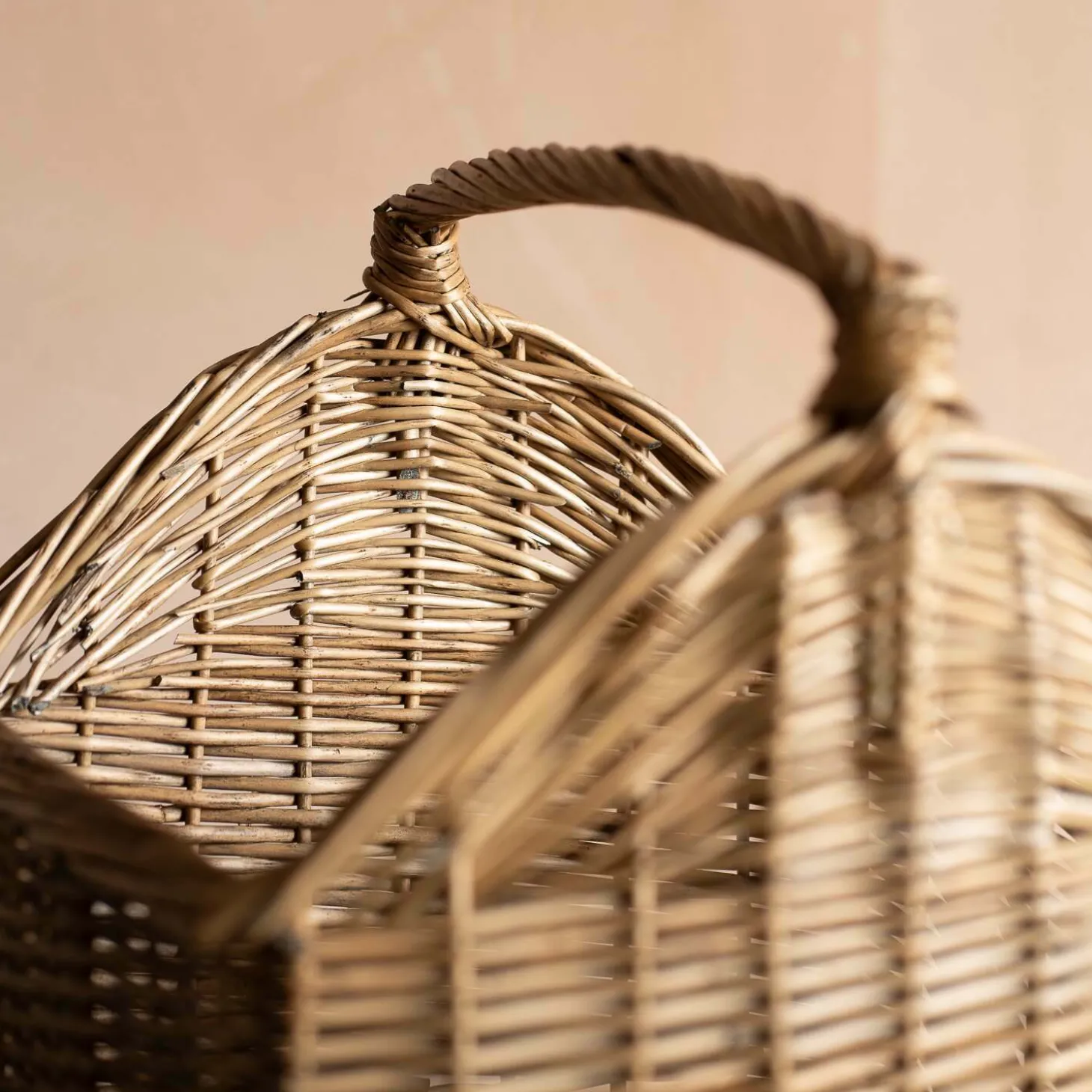 Woven Willow House Storage Basket
