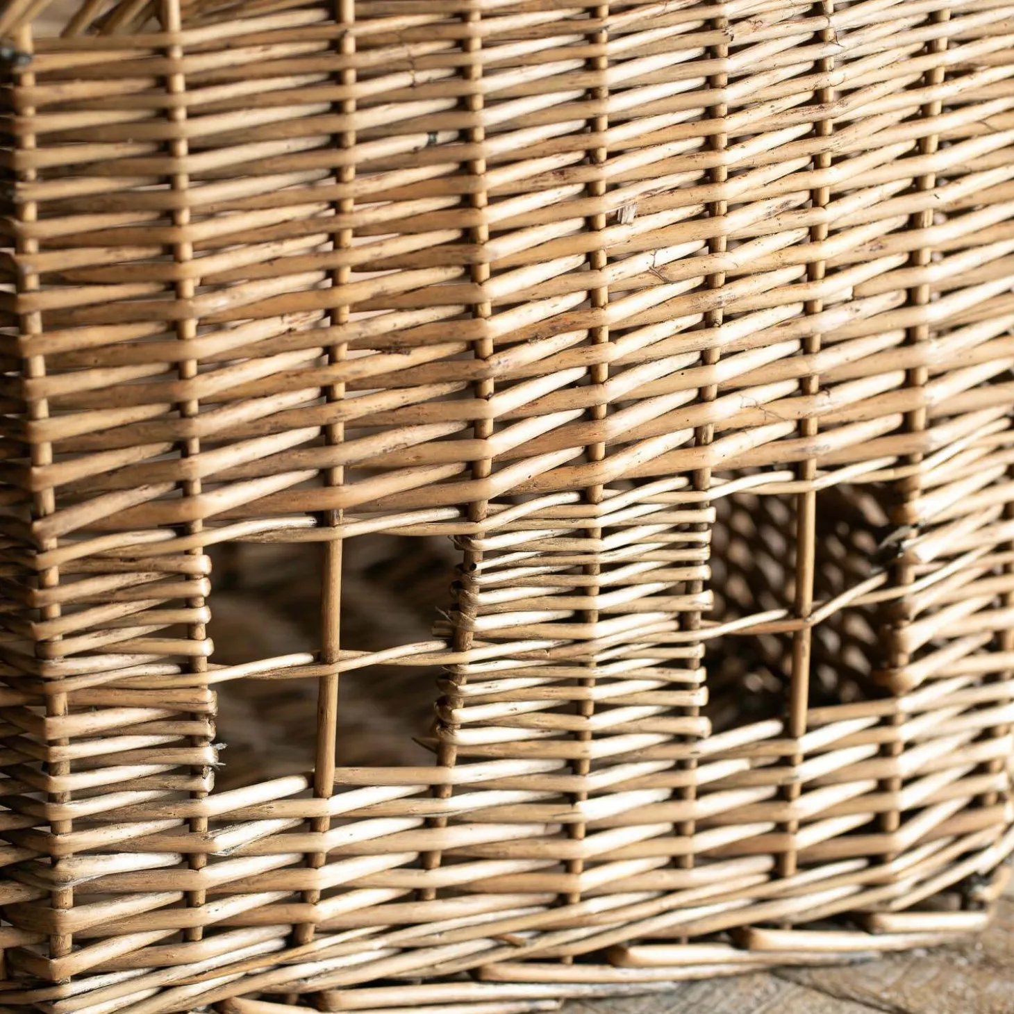 Woven Willow House Storage Basket