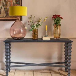 Yasmin Black Console Table