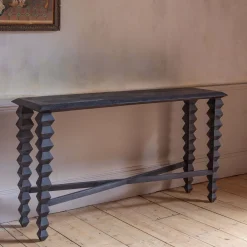 Yasmin Black Console Table