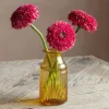 Yellow Recycled Glass Bud Vase