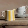 Yellow Stripe Creamer Jug