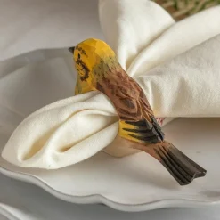 Yellowhammer Bird Napkin Ring