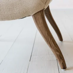 York Natural Linen Armchair