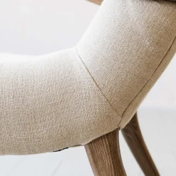 York Natural Linen Armchair