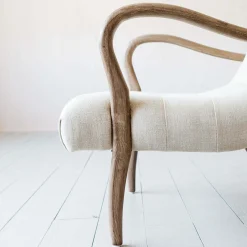 York Natural Linen Armchair