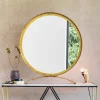 Zander Large Gold Table Mirror